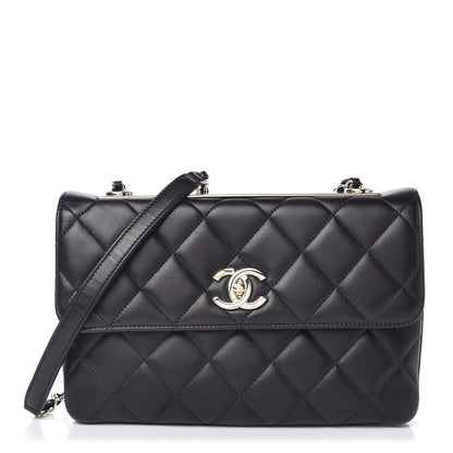 Chanel Lambskin Quilted Medium Trendy CC Flap Black 1 of 11