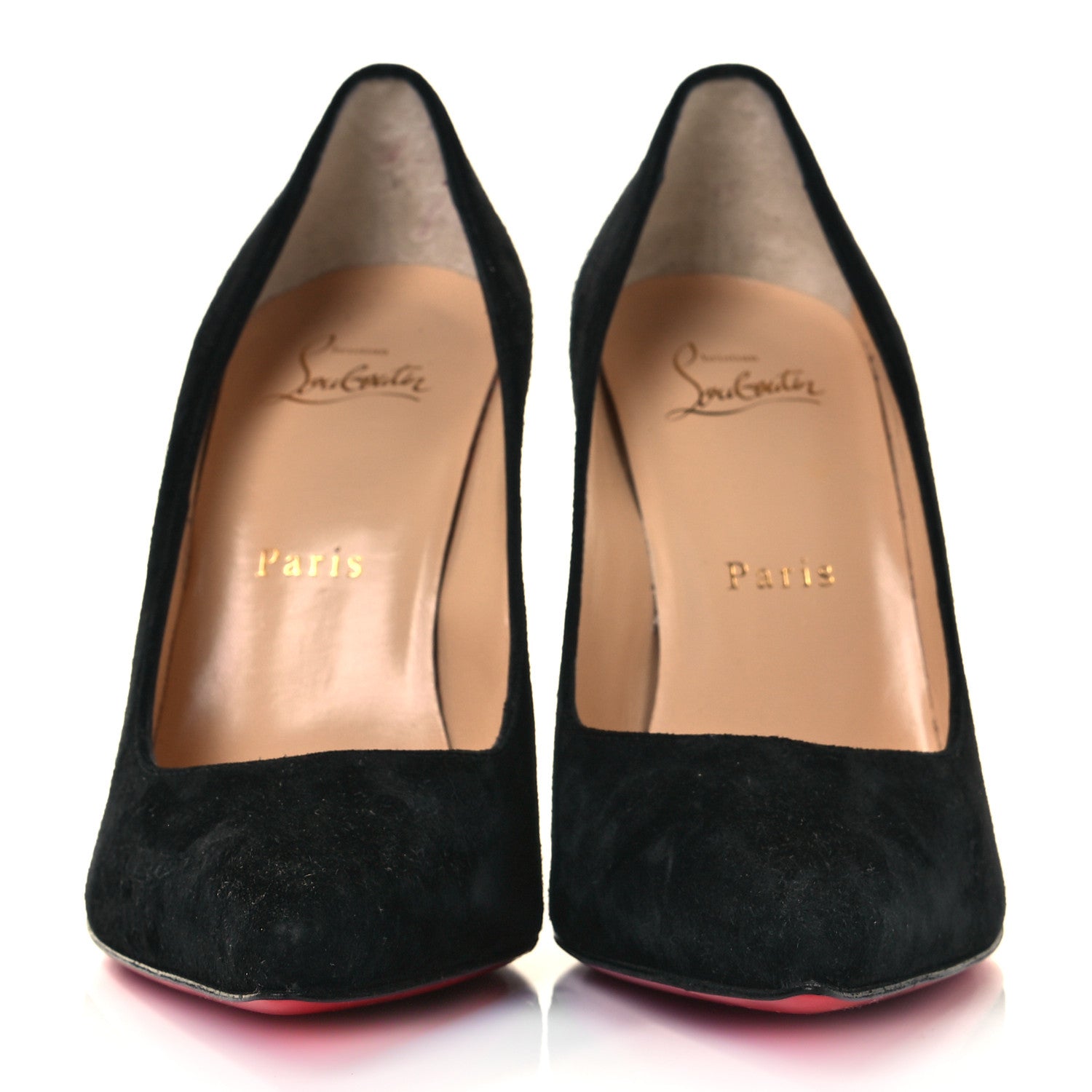 Christian Louboutin Veau Velours Alminette 100 Pumps 37.5 Black 2 of 10