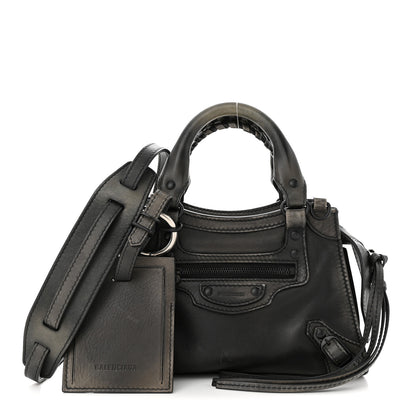 Balenciaga Used Calfskin Black Hardware Mini Neo Classic City Black 1 of 15