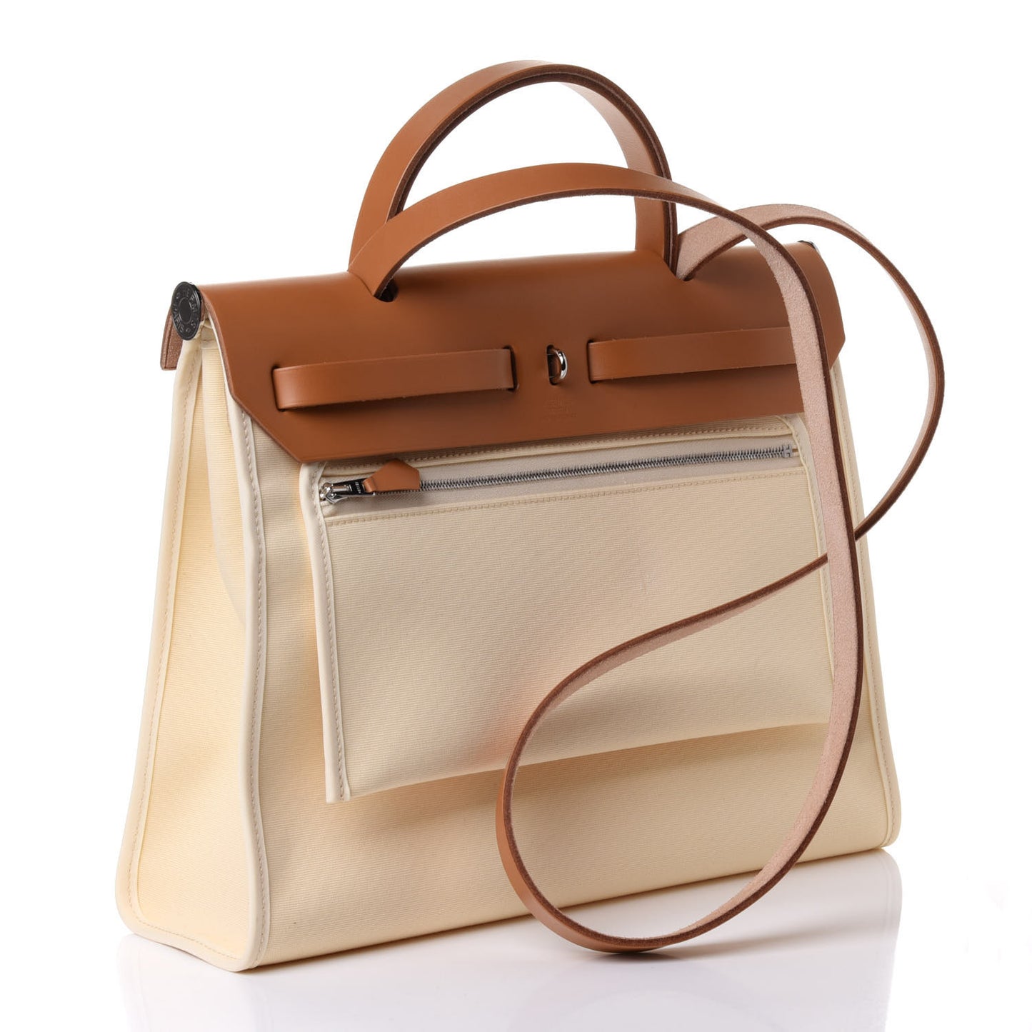 Vache Hunter Toile Herbag Zip 31 PM Vanille Naturel Sable