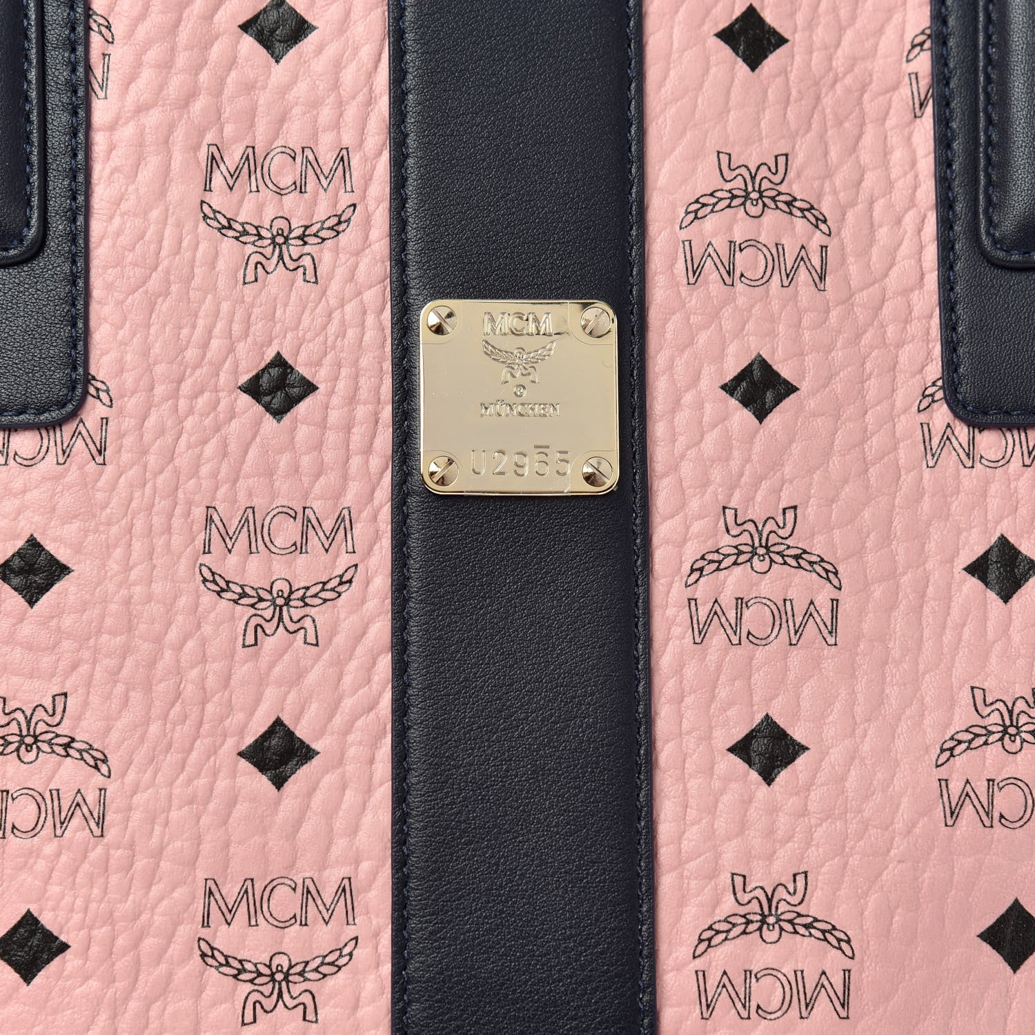 MCM Visetos Medium Liz Reversible Shopper Tote Soft Pink 14 of 14