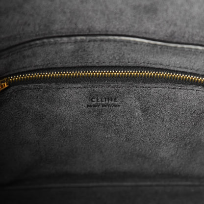 Celine Goatskin Small Sangle Bucket Bag Navy Blue 6 of 6