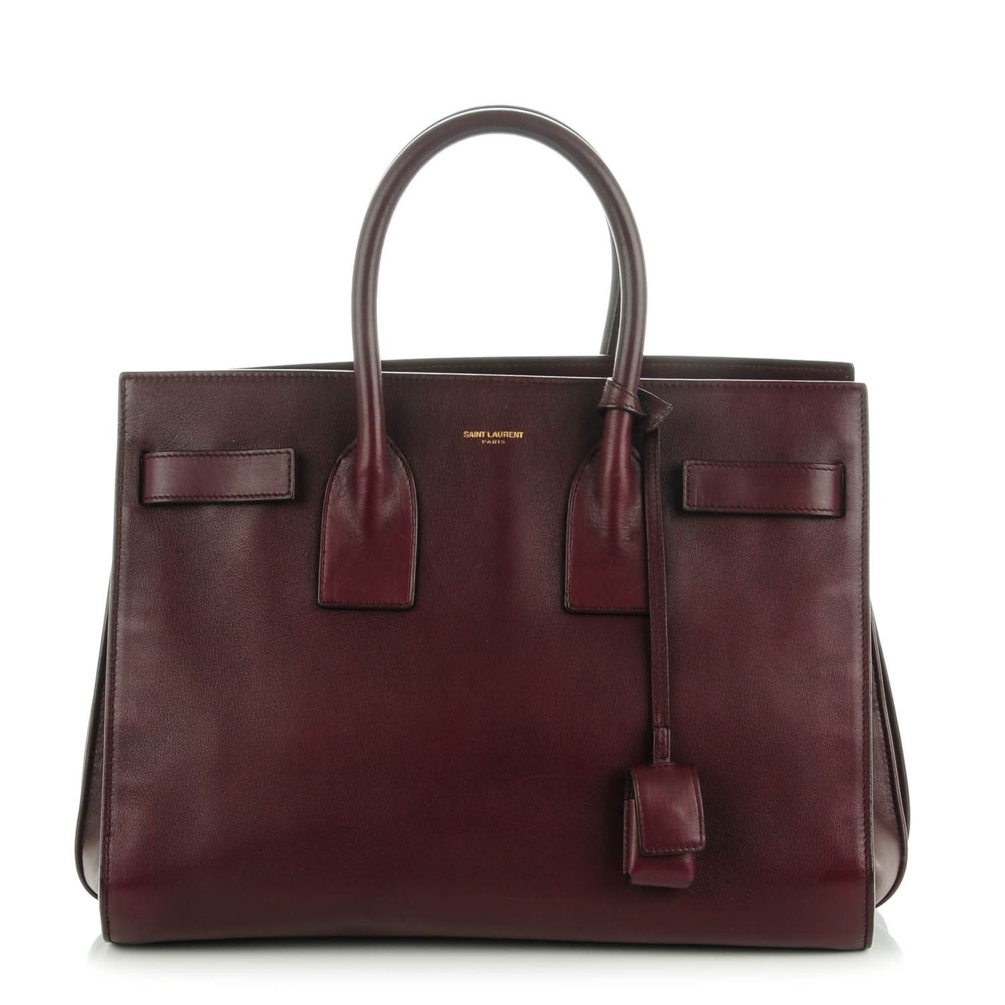 Calfskin Small Sac De Jour Bordeaux