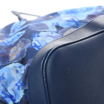 Louis Vuitton Nylon Monogram Ikat Noefull MM Grand Blue 9 of 22