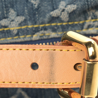 Louis Vuitton Denim Baggy GM Blue 11 of 15