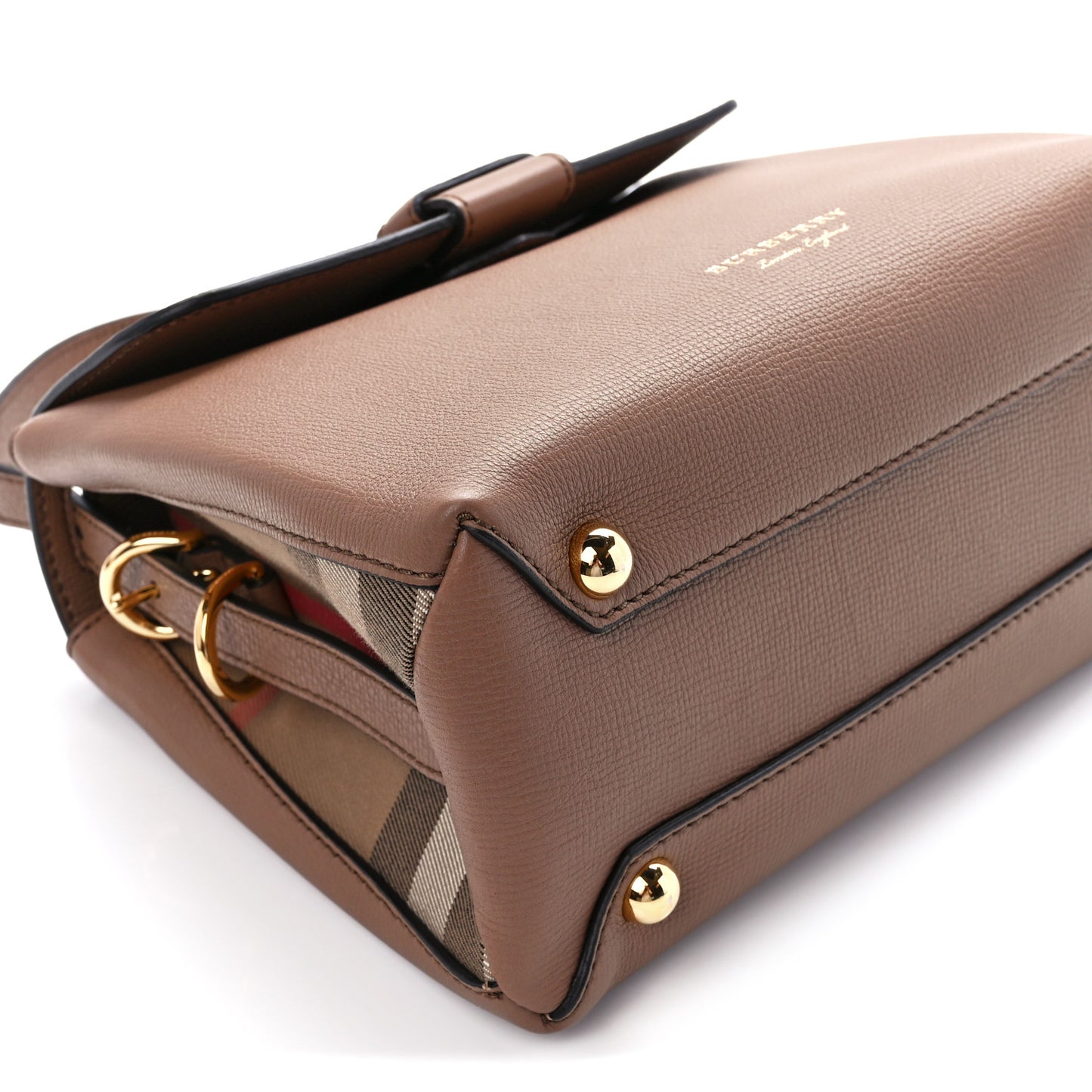 Derby Calfskin House Check Small Camberley Dark Sand