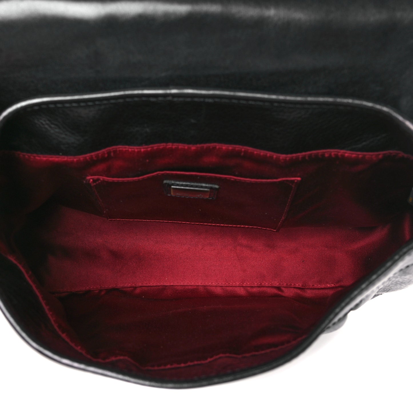 Calfskin Embellished B Bag Black