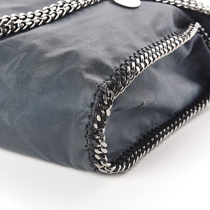 Stella McCartney Shaggy Deer Large Falabella Fold Over Tote Blue 9 of 9