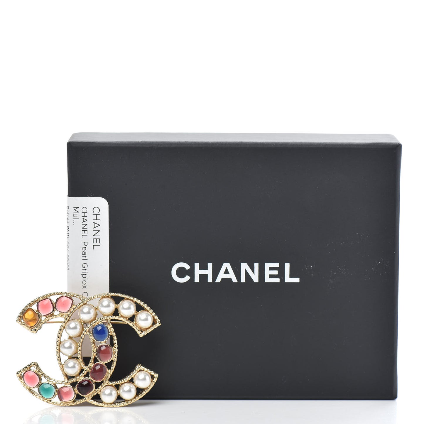 Pearl Gripiox CC Brooch Multicolor Light Gold