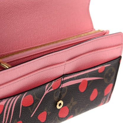 Louis Vuitton Monogram Jungle Dots Sarah Wallet Sugar Pink Poppy 9 of 10
