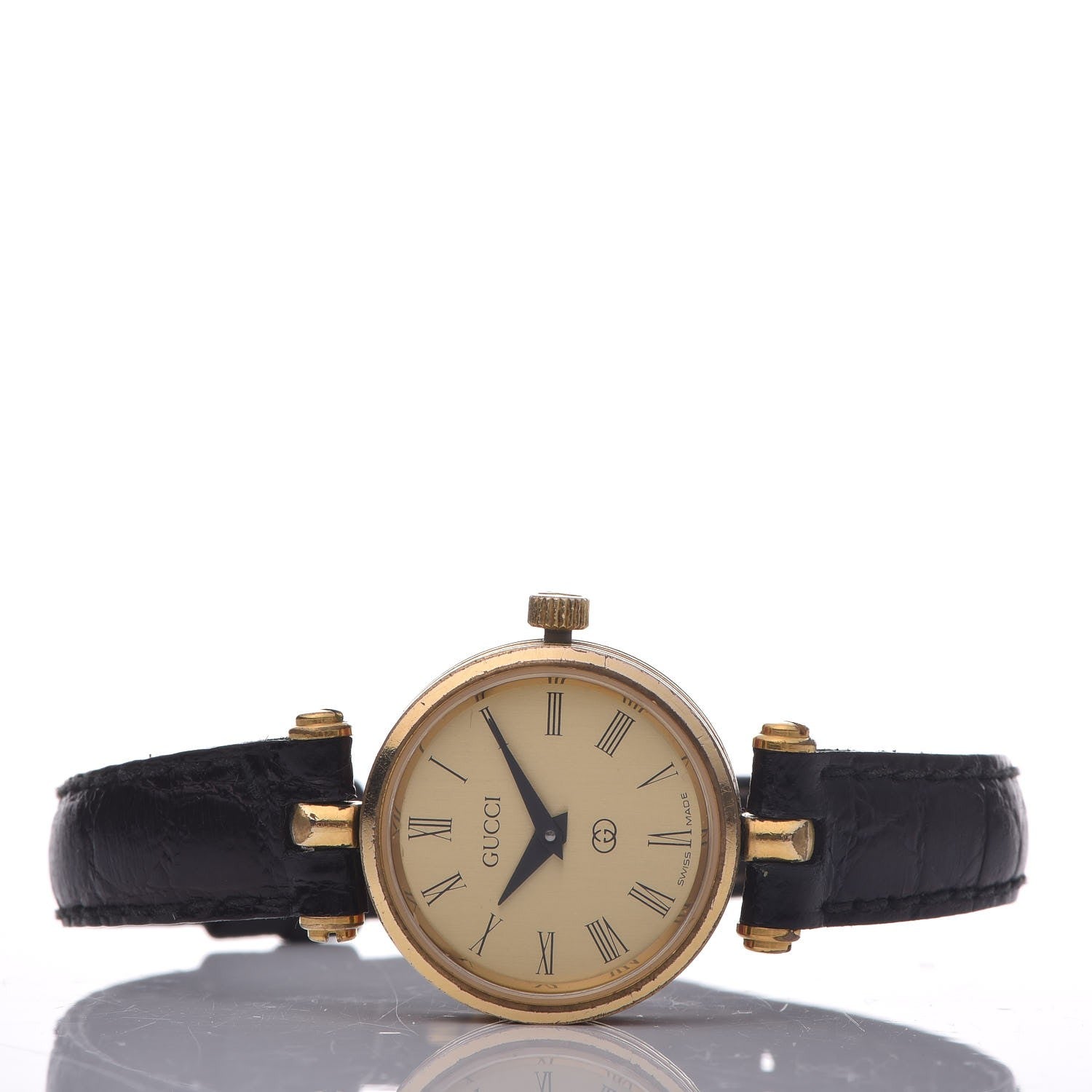 Gucci Stainless Steel Calfskin 21mm 2000L Quartz Watch 5 of 11