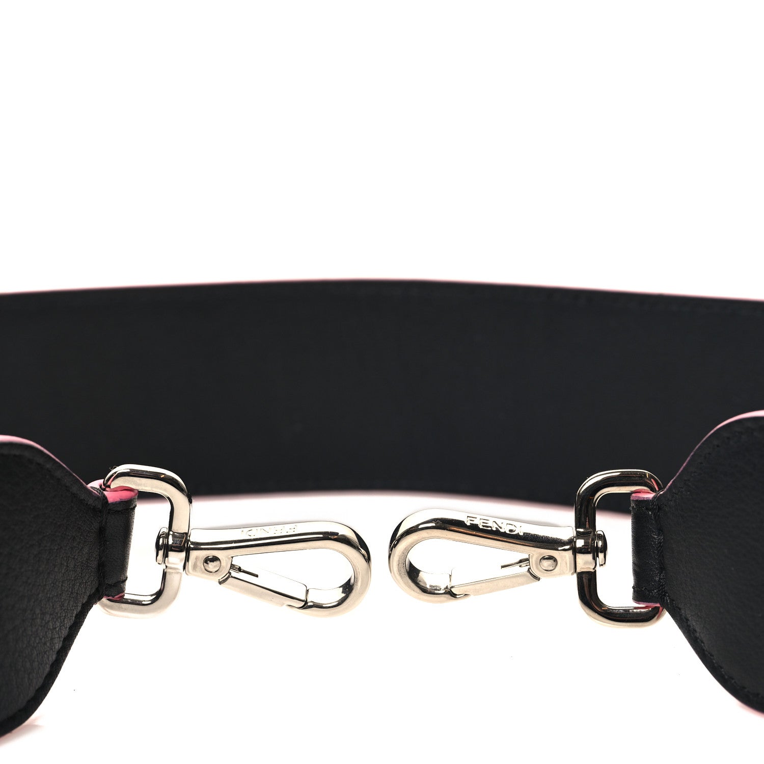 Fendi Calfskin Sequin Fun Fair Strap You Black Multicolor 3 of 5
