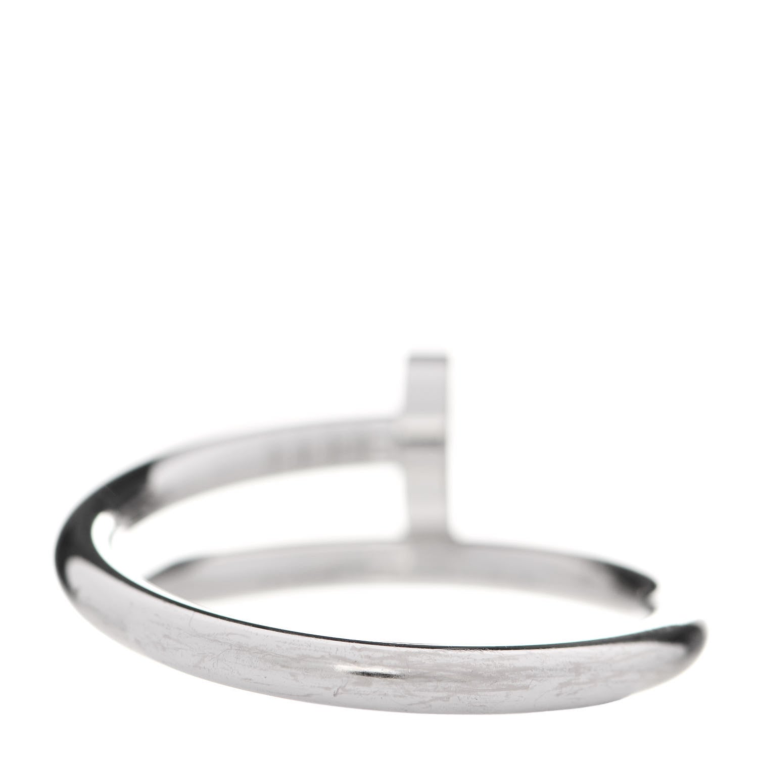 Cartier 18K White Gold Juste Un Clou Ring 63 10.25 3 of 6