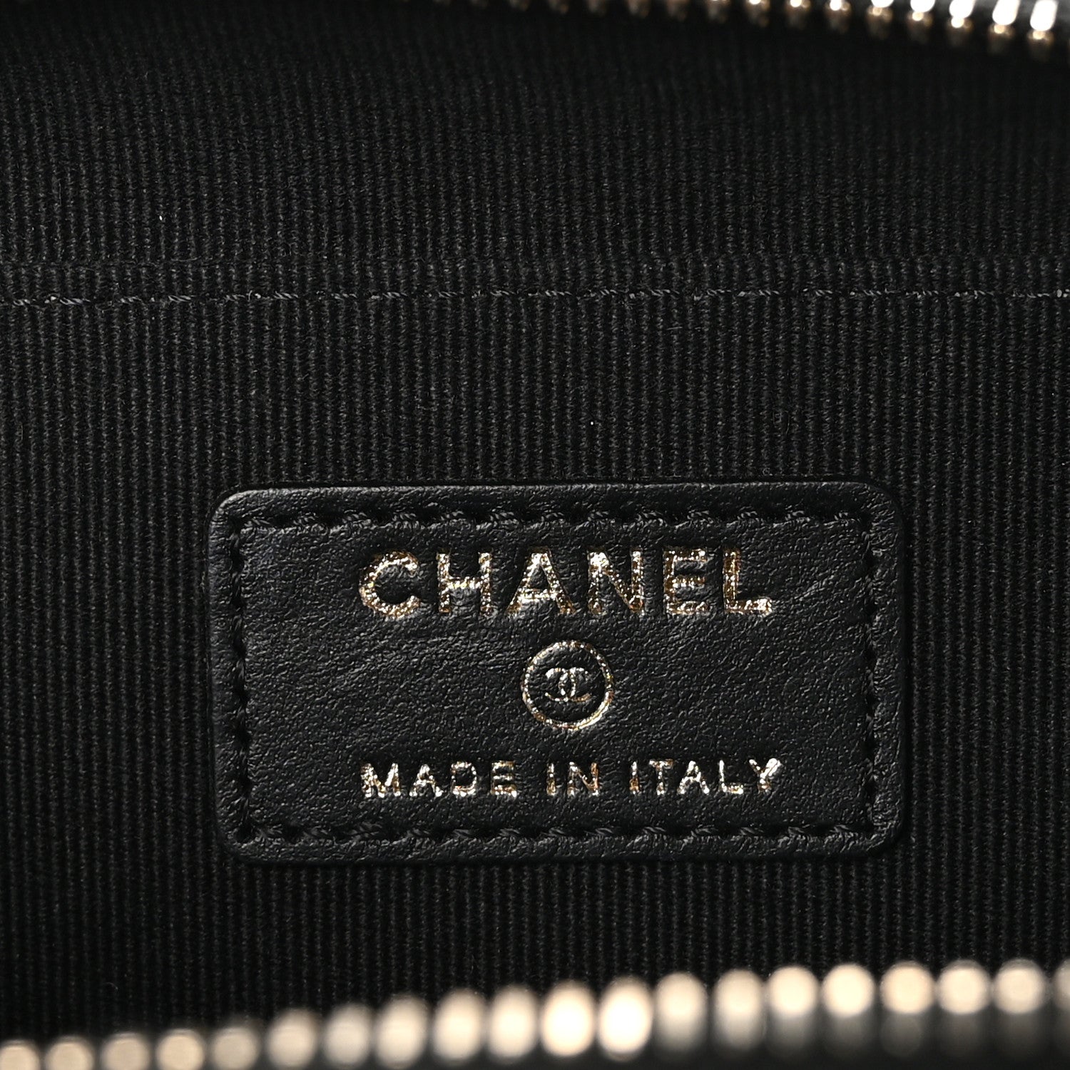 Chanel Caviar Quilted Boy Zip Phone Holder With Chain Black 7 of 11