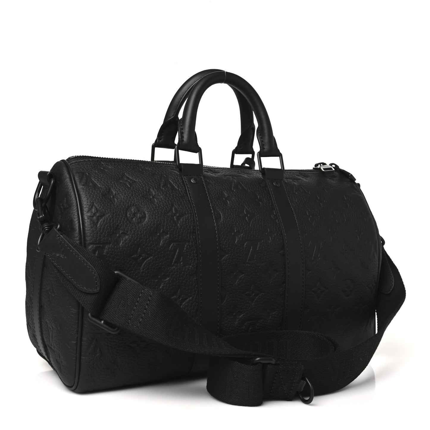 Monogram Taurillon Keepall Bandouliere 35 Black