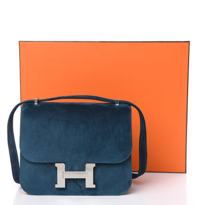 Hermes Veau Doblis Constance 18 Bleu Ocean 10 of 17