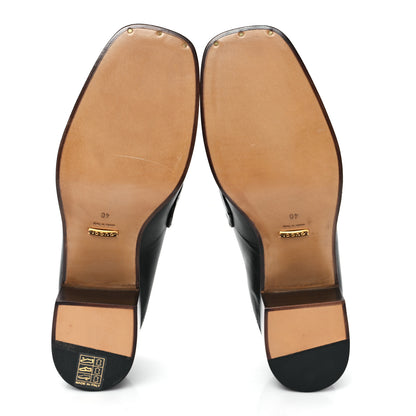 Gucci Malaga Kid Horsebit Loafer Pumps 40 Black 6 of 10