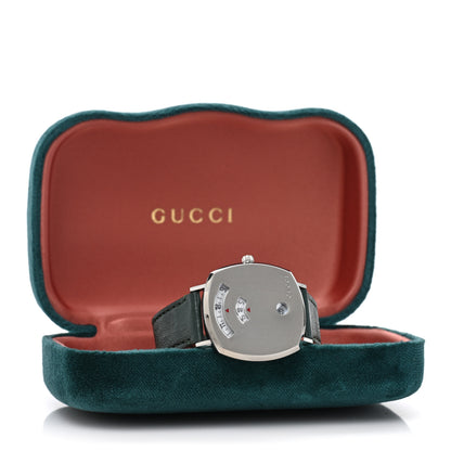 Gucci Stainless Steel Calfskin 35mm Grip Quartz Watch Green 5 of 5