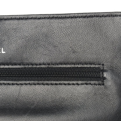 Chanel Lambskin Quilted Wallet On Chain WOC Black 19 of 19