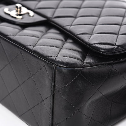 Chanel Lambskin Quilted Maxi Double Flap Black 12 of 15