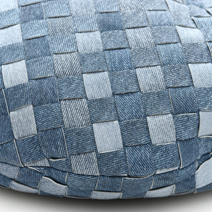 Bottega Veneta Nappa Denim Effect Intrecciato Teen Jodie Hobo Denim 9 of 9