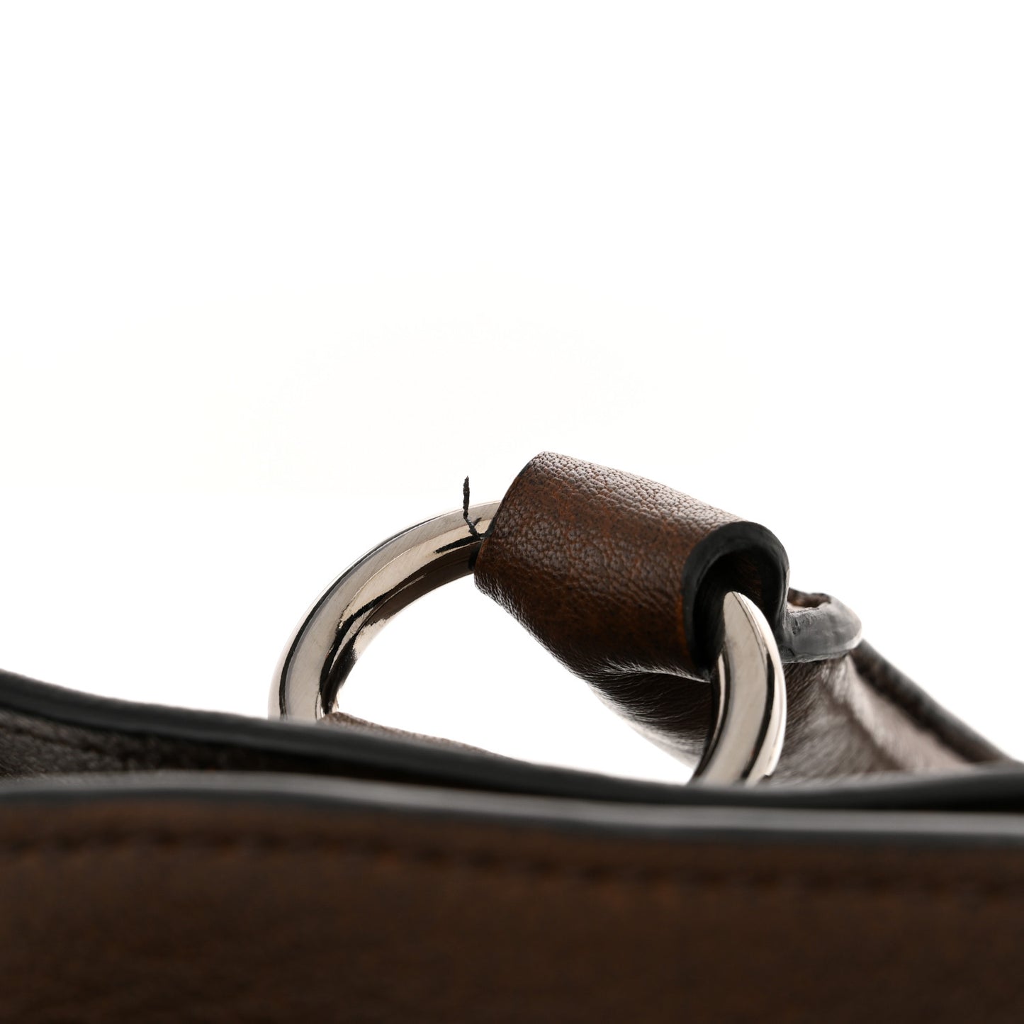 Cervo Deerskin Tote Bruciato