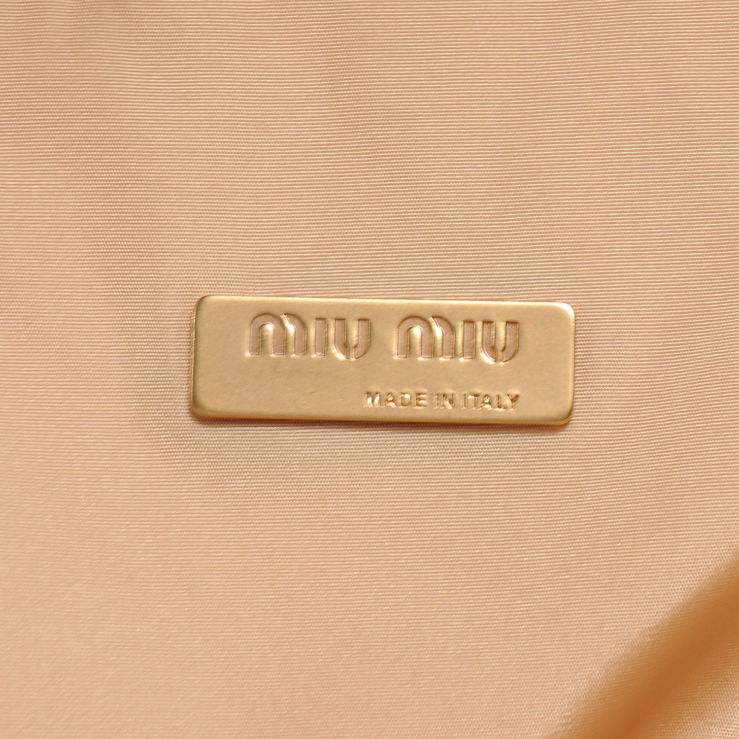 Miu Miu Leather Matelasse Lux Clutch Cream 6 of 8