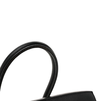 Hermes Taurillon Clemence Birkin 35 Black 13 of 17
