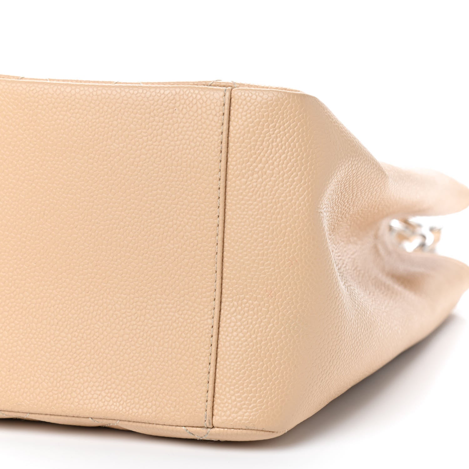Chanel Caviar Quilted Grand Shopping Tote GST Beige 7 of 12