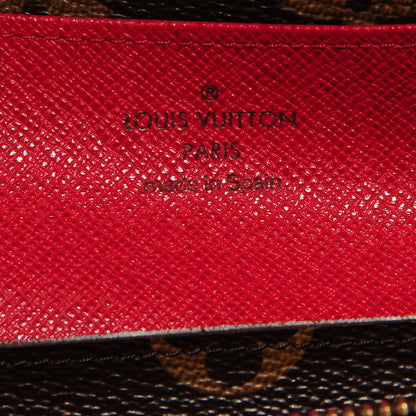 Louis Vuitton Monogram Emilie Wallet Red 5 of 7