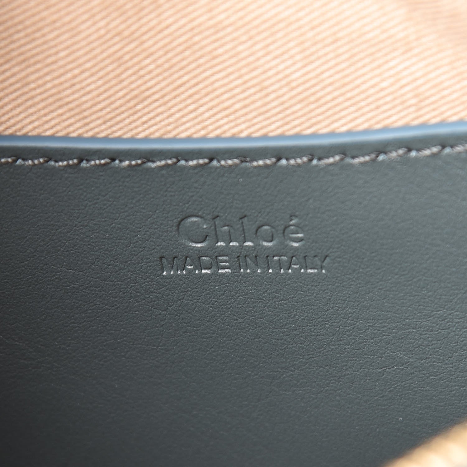 Chloe Smooth Calfskin Little Horses Embroidered Signature Belt Bag Cloudy Blue 6 of 10