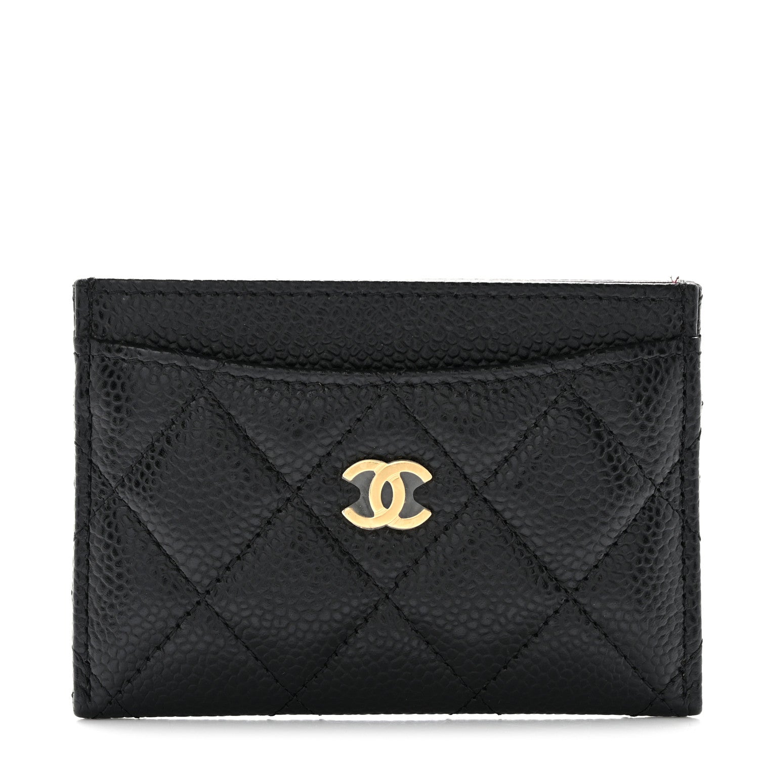 Chanel Caviar Quilted Card Holder Black 1 of 10
