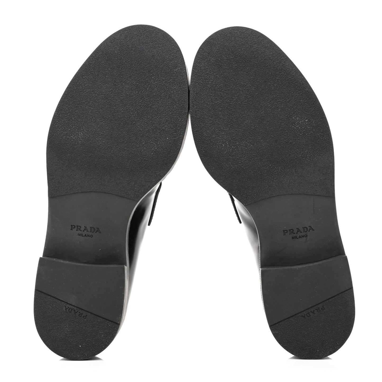 Spazzolato Metal Triangle Logo 50mm Loafers 37 Black