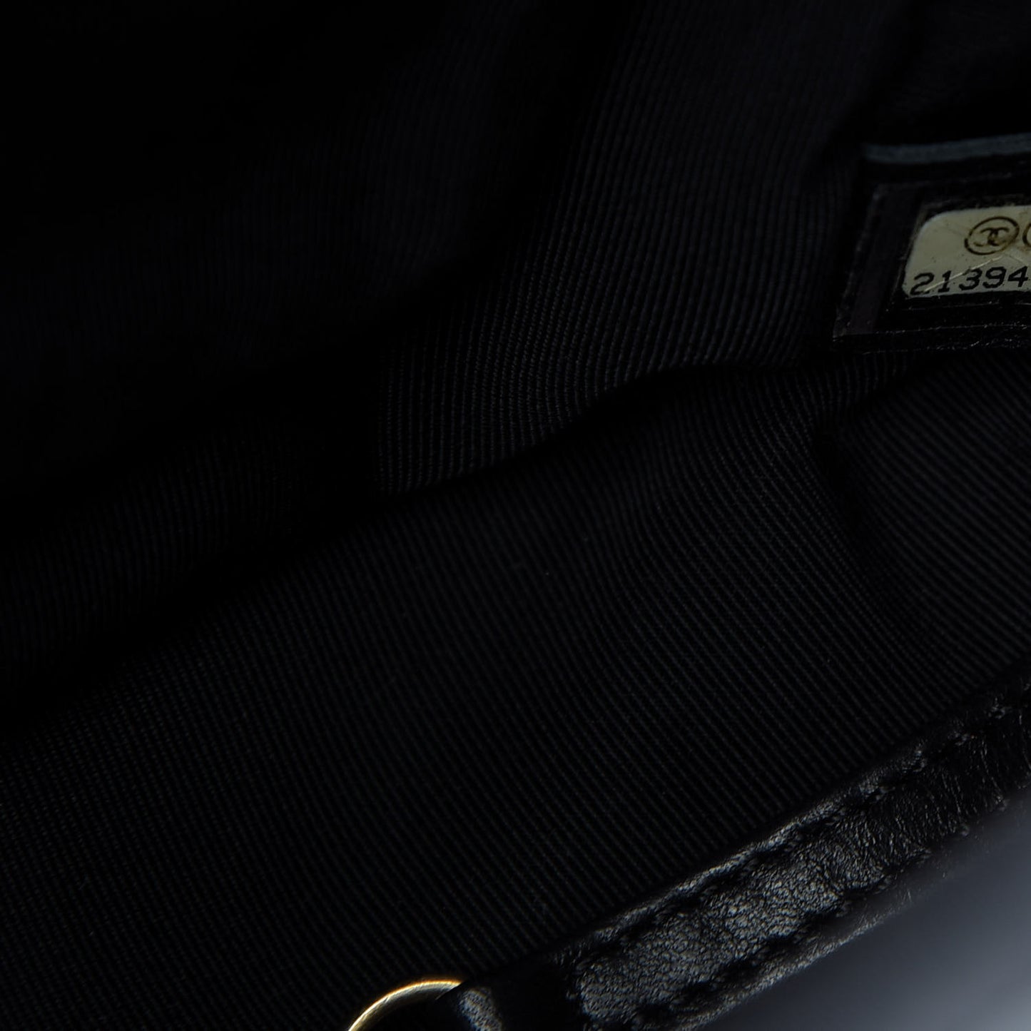 Lambskin Quilted Large Boy Flap Black