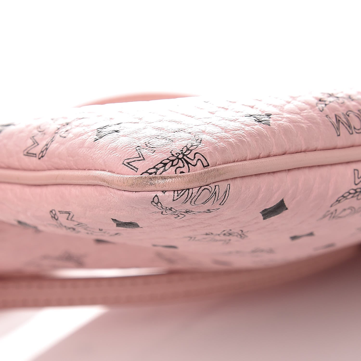MCM Visetos Medium Crossbody Pouch Soft Pink 11 of 13