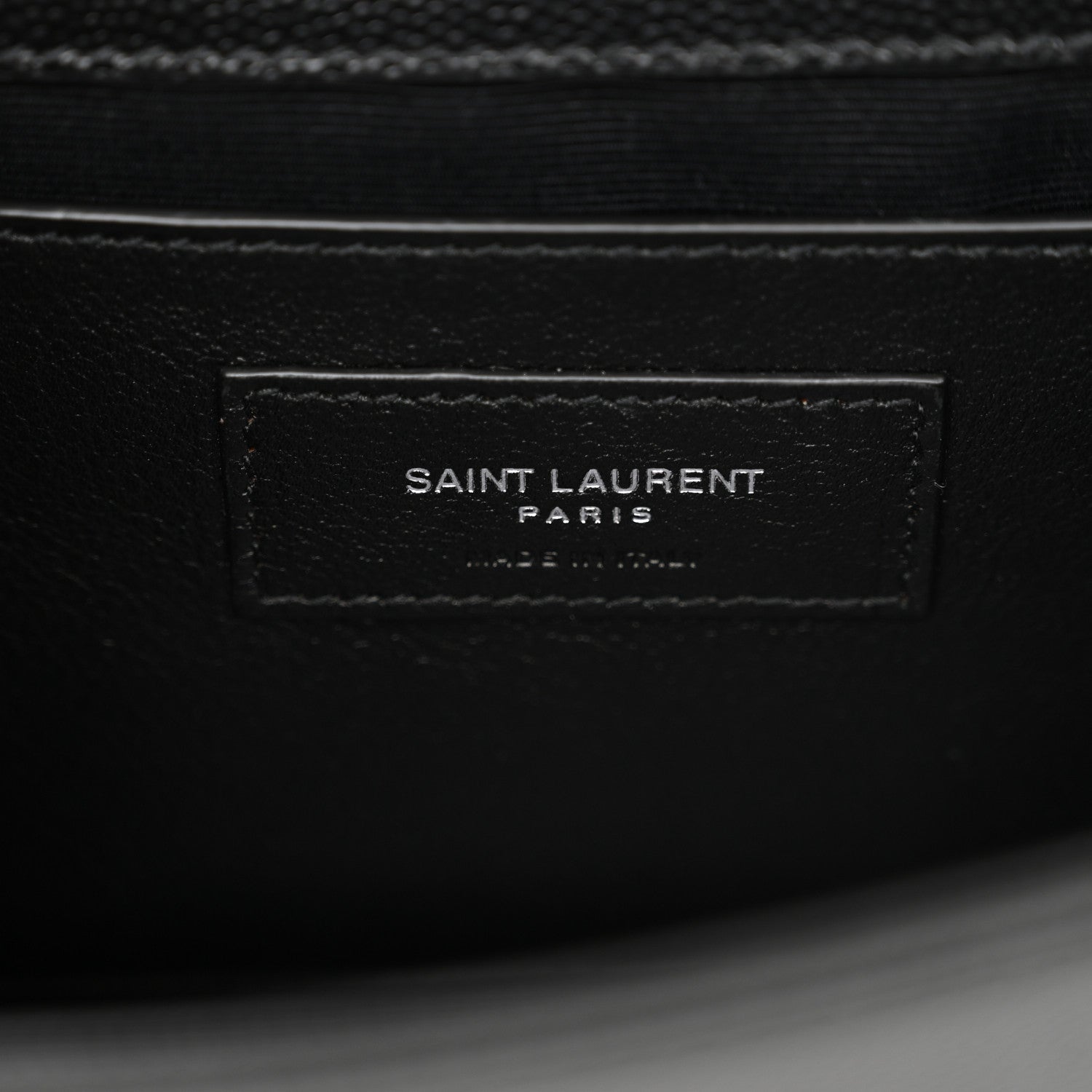 Saint Laurent Grain De Poudre Small Monogram Kate Satchel Black 6 of 10