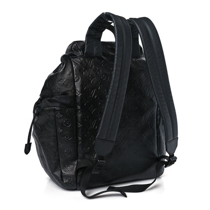 Louis Vuitton Calfskin Monogram Shadow Discovery Backpack Black 3 of 9