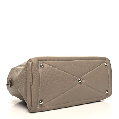 Hermes Taurillon Clemence Victoria II 35 Gris Tourterelle 4 of 13