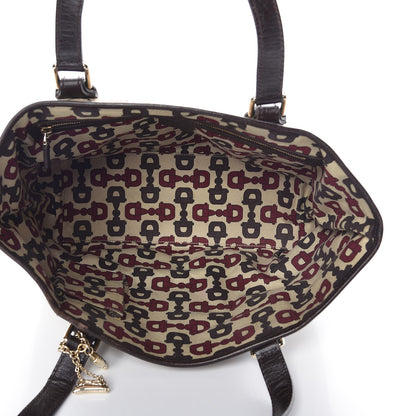 Gucci Monogram Medium Jolicoeur Tote Dark Brown 5 of 14
