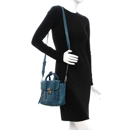 3.1 Phillip Lim 3.1 Textured Calfskin Mini Pashli Satchel Nile 2 of 15