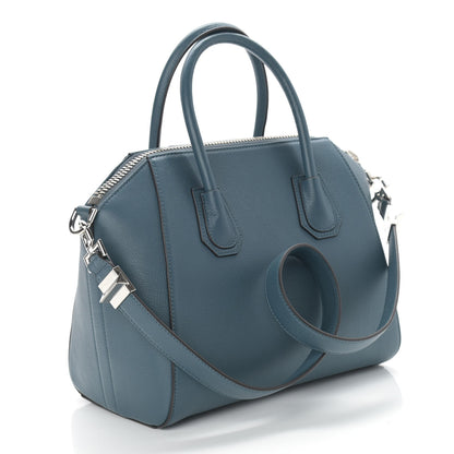 Givenchy Sugar Goatskin Small Antigona Oil Blue 3 of 10