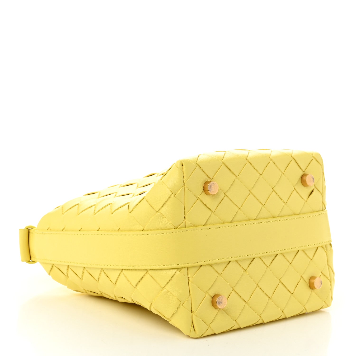 Bottega Veneta Nappa Intrecciato Mini Wallace Buttercup 3 of 9