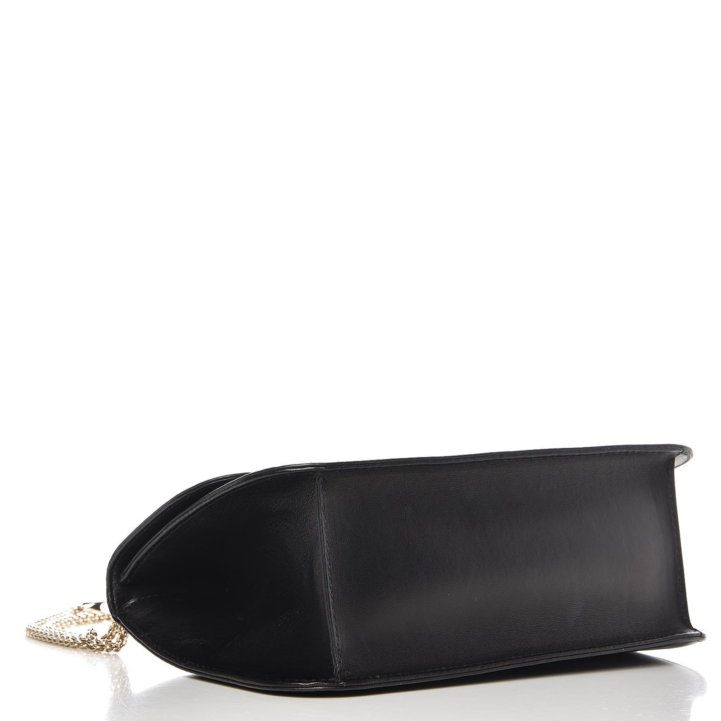 Vitello Medium Glam Lock Rockstud Flap Black