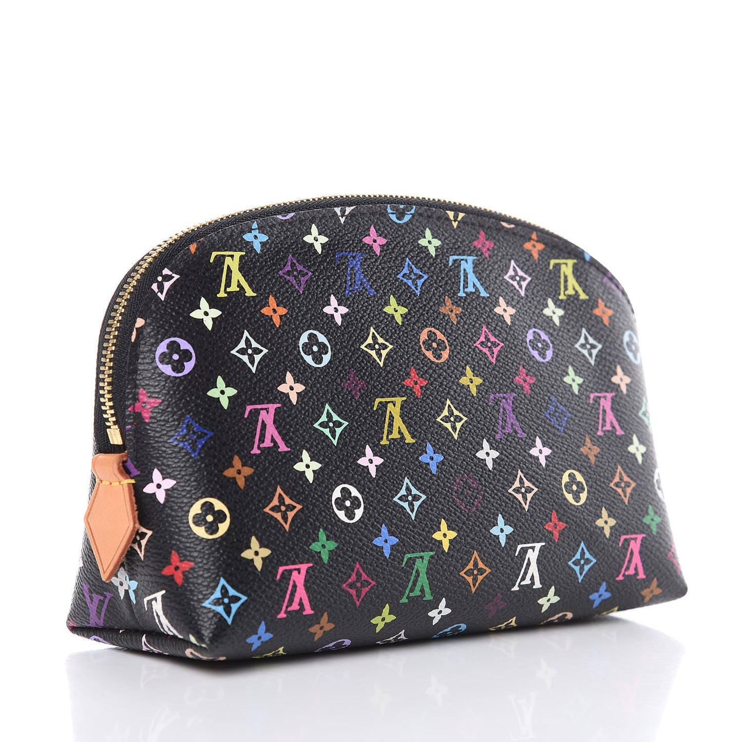 Monogram Multicolor Cosmetic Pouch Black Grenade
