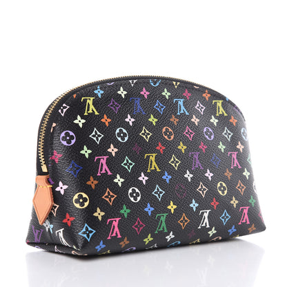 Louis Vuitton Monogram Multicolor Cosmetic Pouch Black Grenade 3 of 8