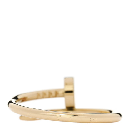 Cartier 18K Yellow Gold Small Juste Un Clou Ring 53 6.5 3 of 5