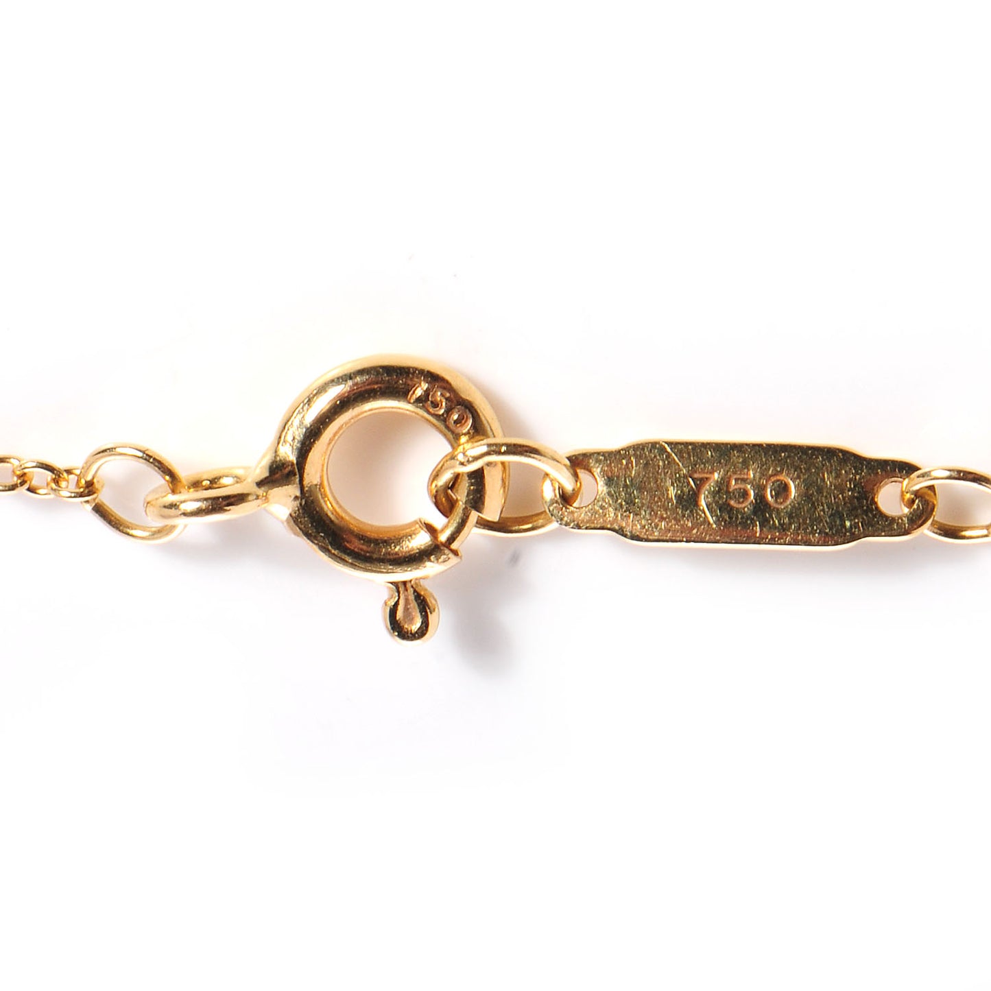 18k Gold Dogwood Flower Pendant Necklace