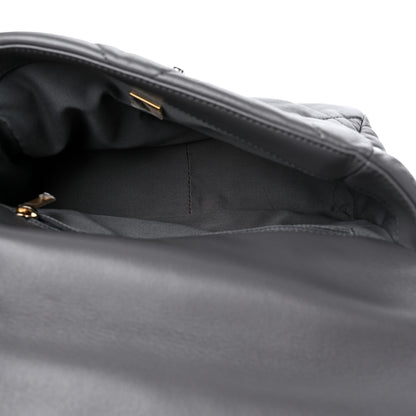 Chanel Lambskin Quilted Medium Chanel 19 Flap Dark Grey 5 of 12