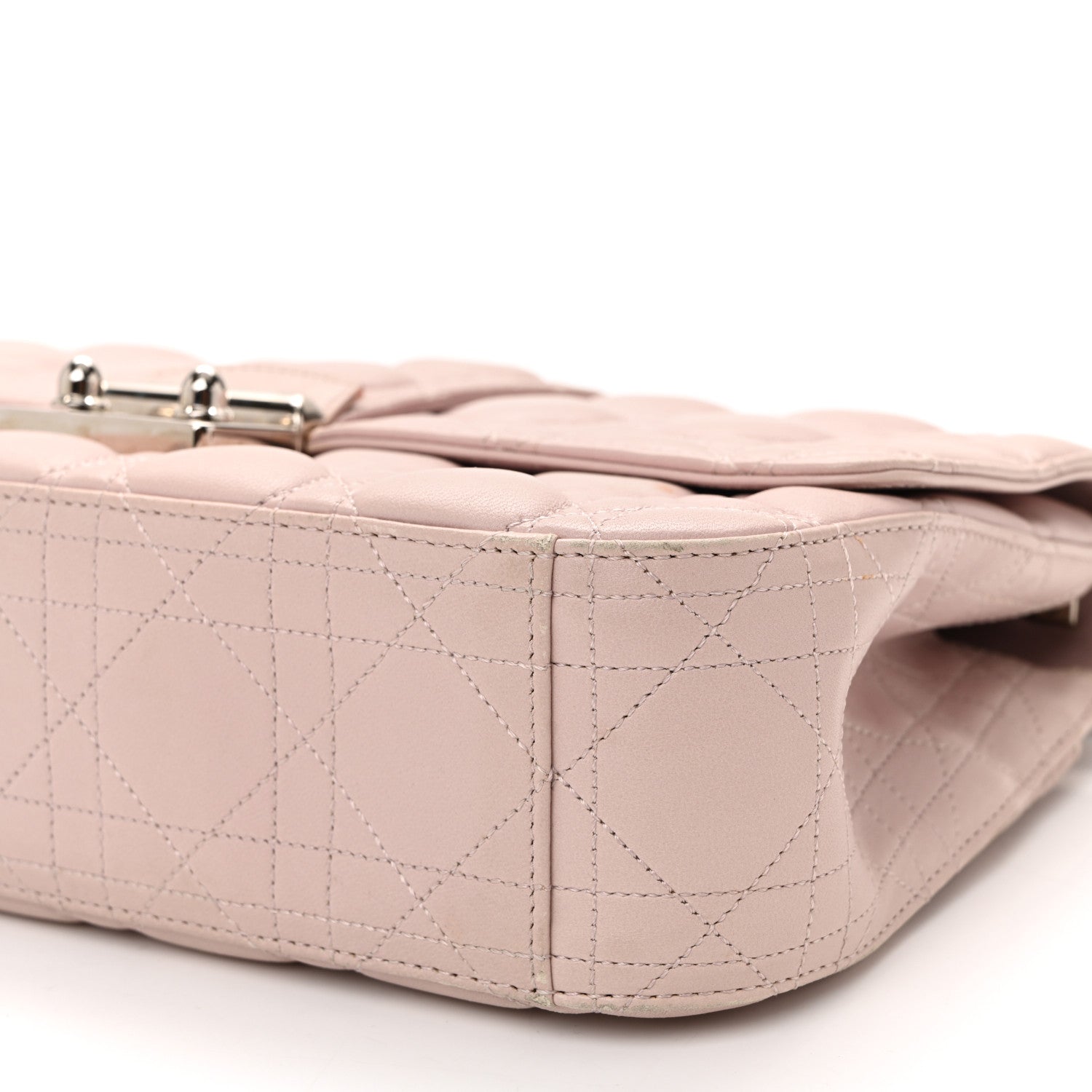 Christian Dior Lambskin Cannage Miss Dior Promenade Pouch Pink 9 of 10
