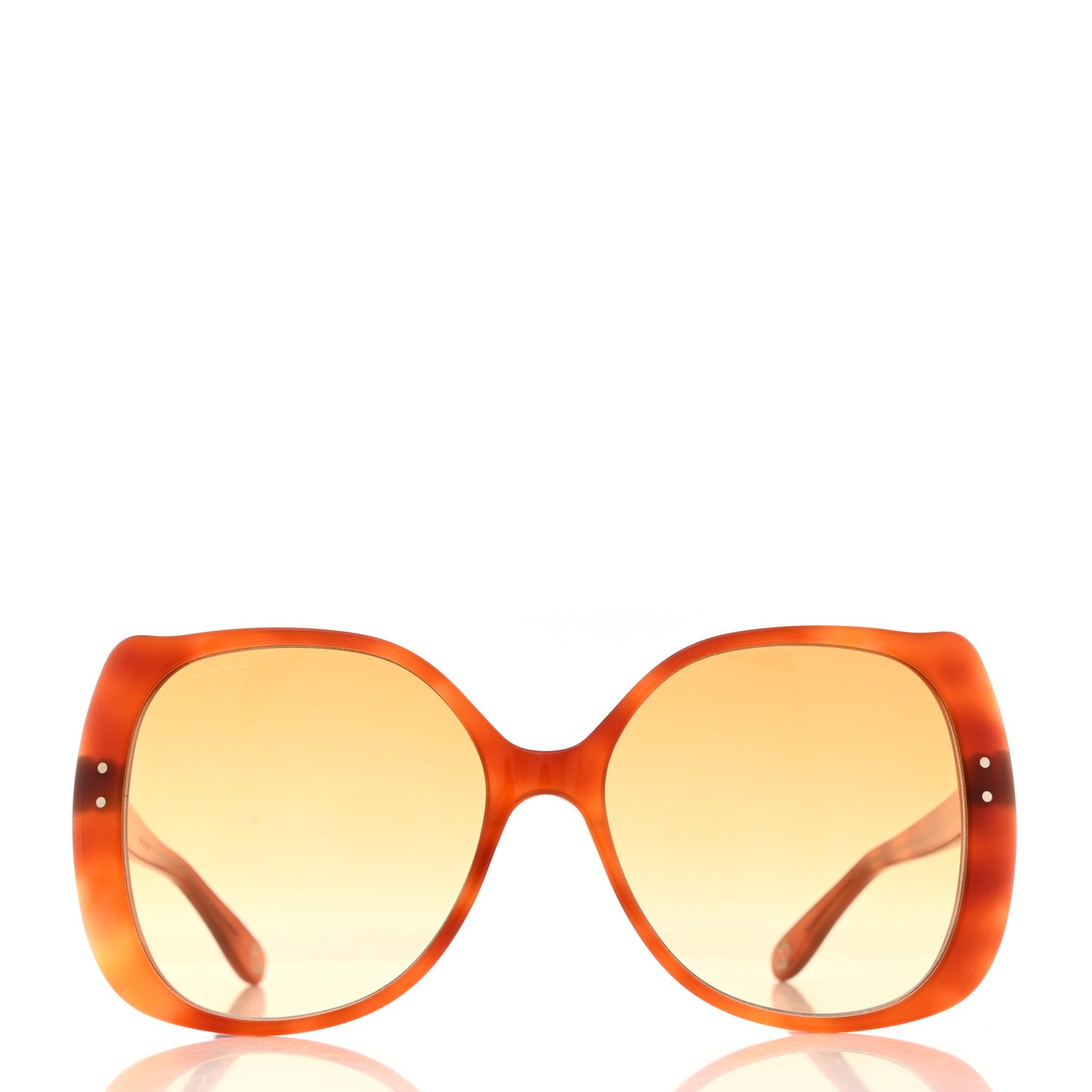 Acetate Sunglasses GG0472S Havana Orange